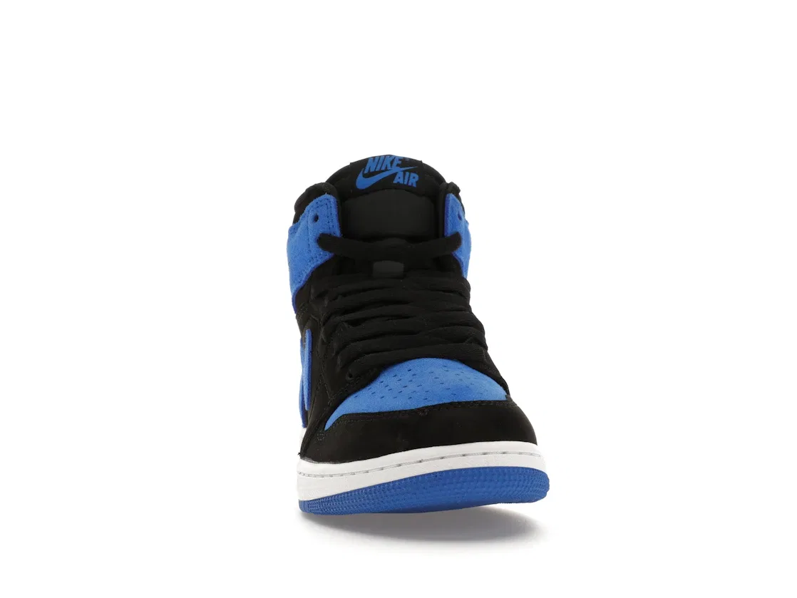 Детские кроссовки с высоким верхом Jordan 1 Retro High OG Royal Reimagined Jordan, Black/Royal Blue/White — фото 2
