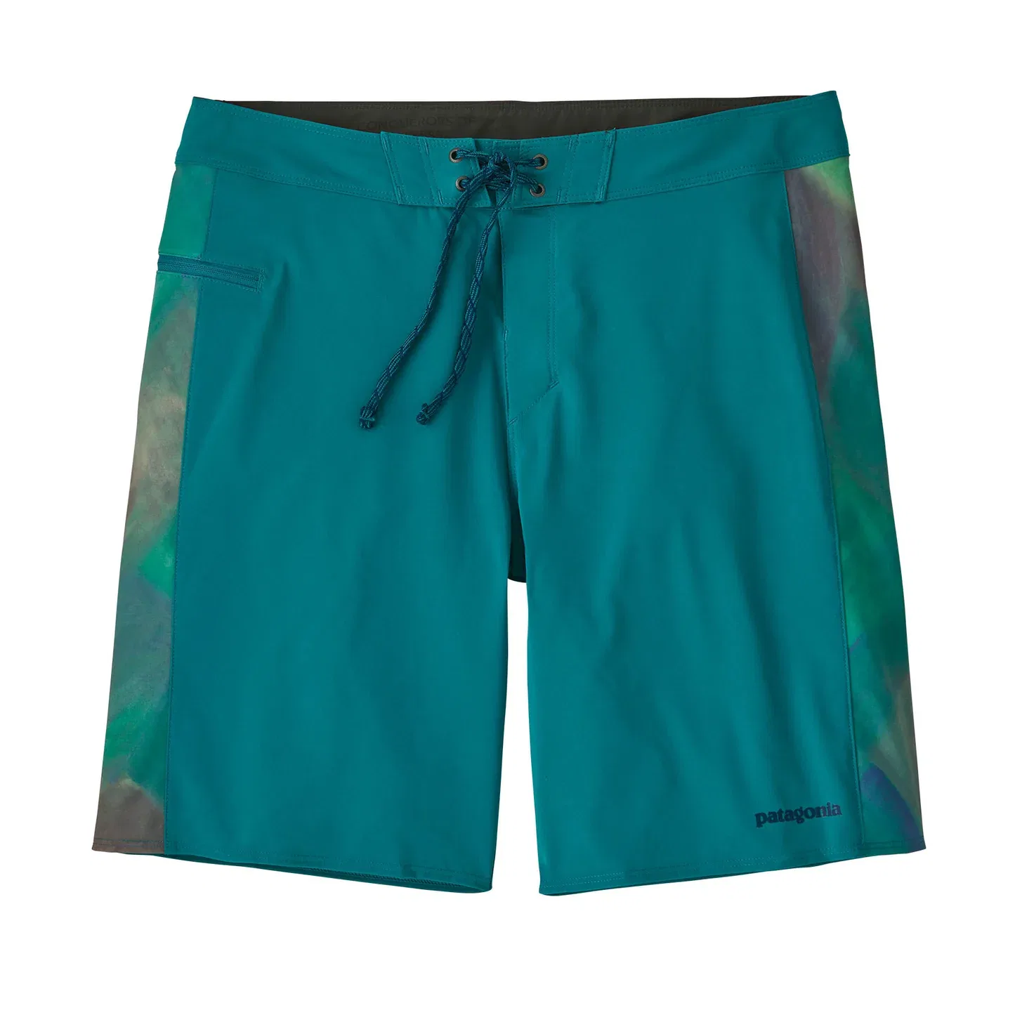 Мужские шорты с принтом Patagonia Hydropeak, Blue Green/Early Teal — фото 3