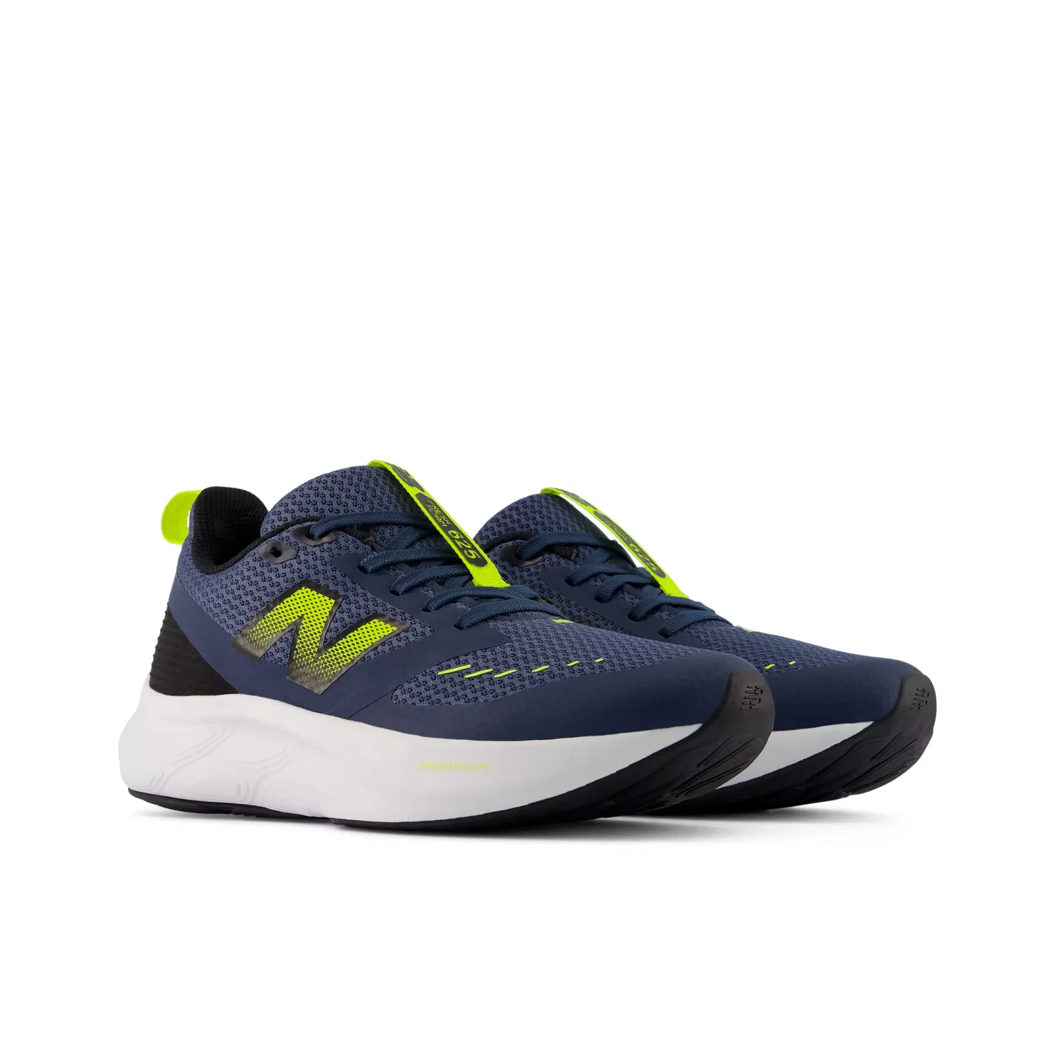 Детские кроссовки с дышащим верхом 625 LACE New Balance, Vintage Indigo With Alkaline Green And Black — фото 2