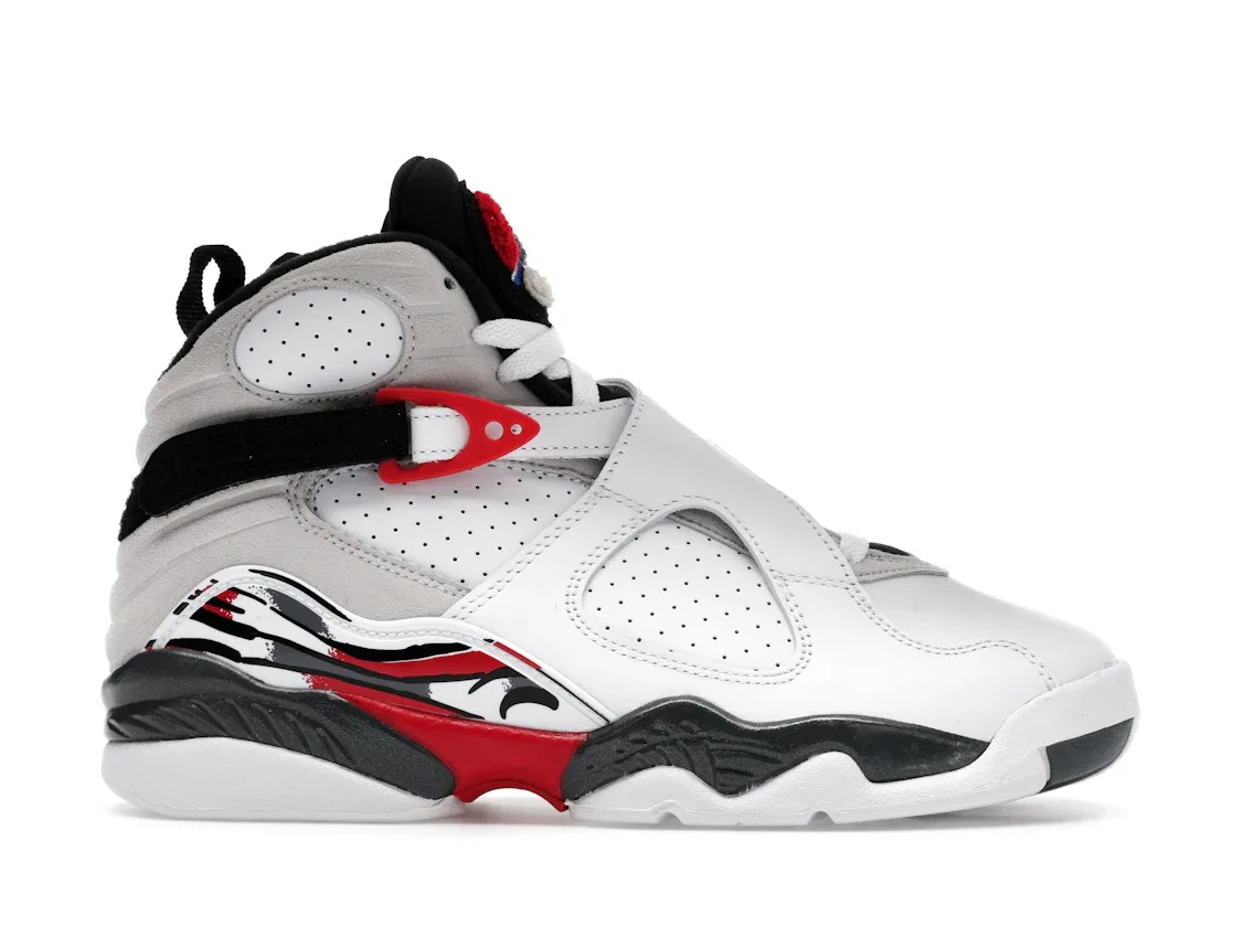 Детские кроссовки Lifestyle Jordan 8 Retro, White/Black/True Red