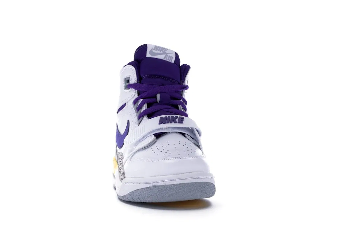 Детские кроссовки Lifestyle с принтом Jordan Legacy 312 Jordan, White/Field Purple-Amarillo — фото 2