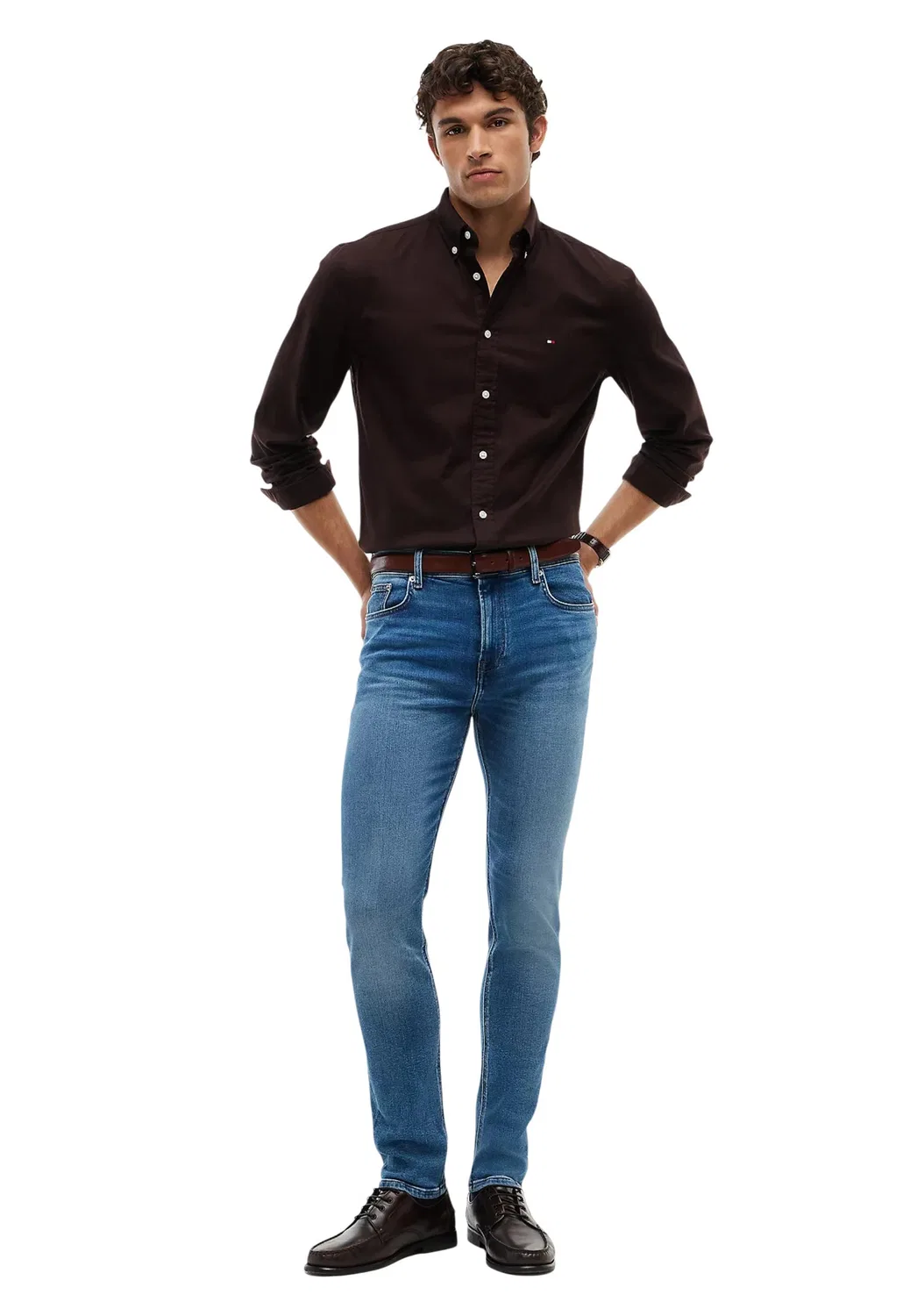 Мужские джинсы зауженного кроя Bleecker Slim Tommy Hilfiger, Blue — фото 2