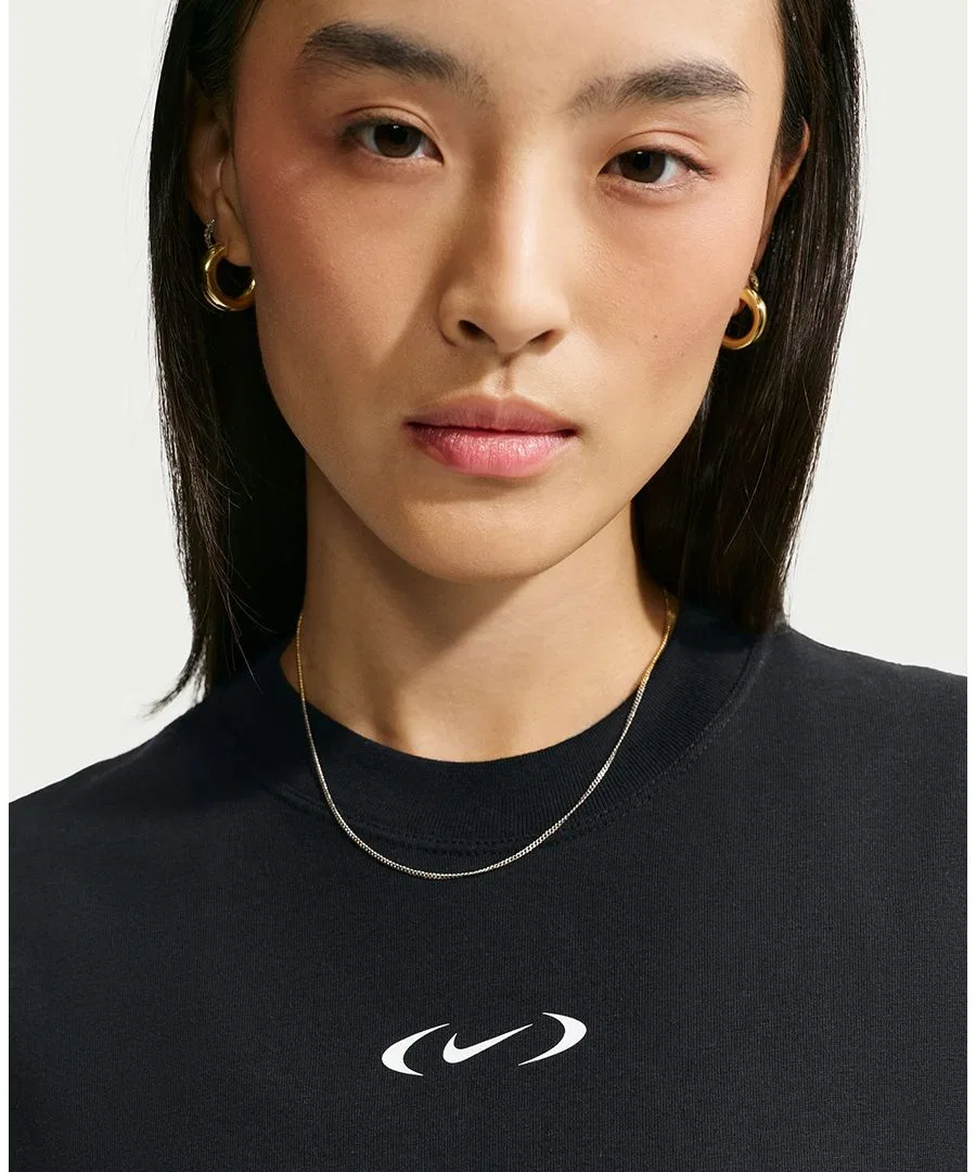 Футболка свободного кроя Sportswear Classic Nike, Black — фото 3
