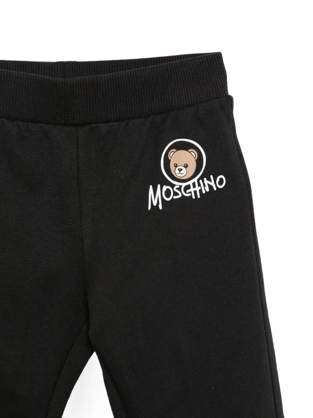 Спортивные брюки с логотипом «Мишки Тедди» Moschino Kids, черный — фото 3