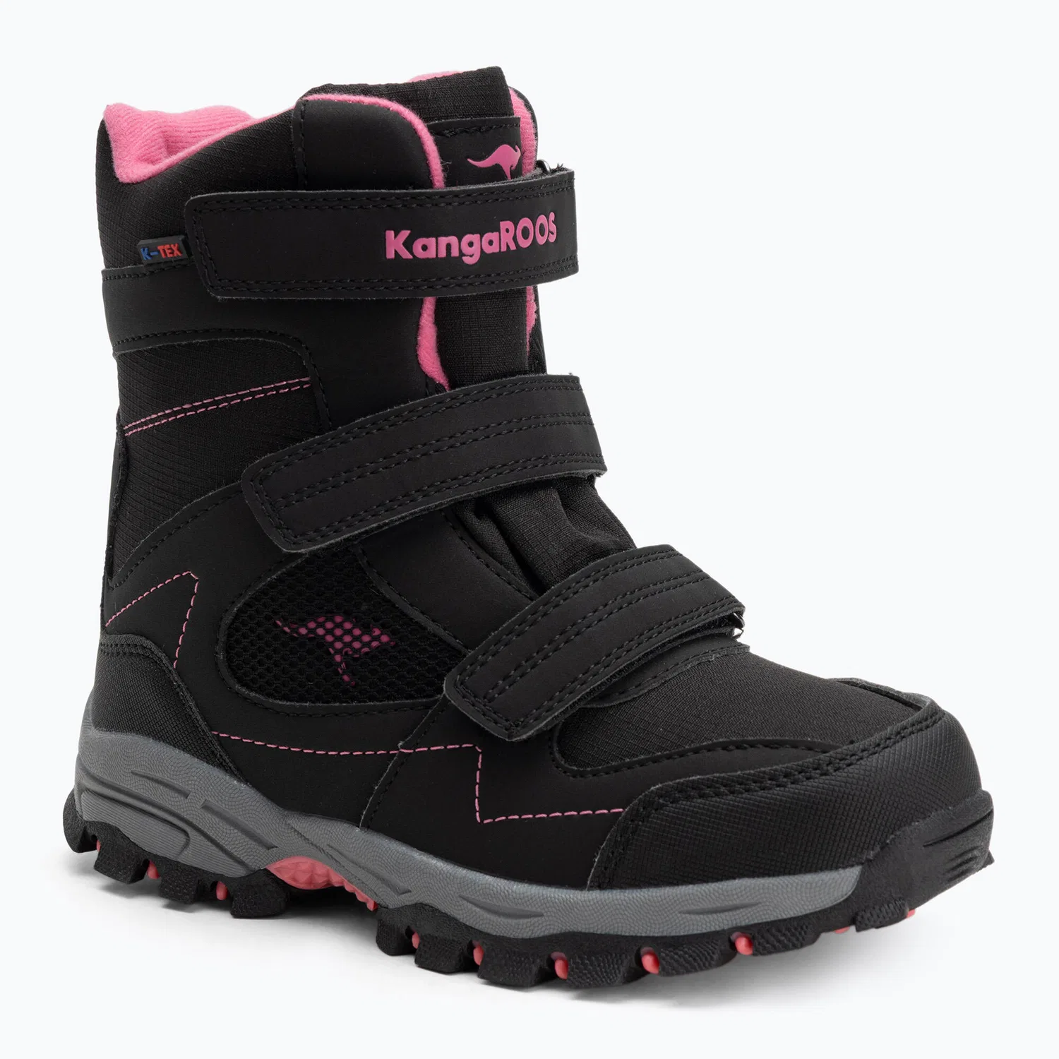 Детские зимние ботинки с высоким берцем K-Robi KTX Kangaroos, Schwarz