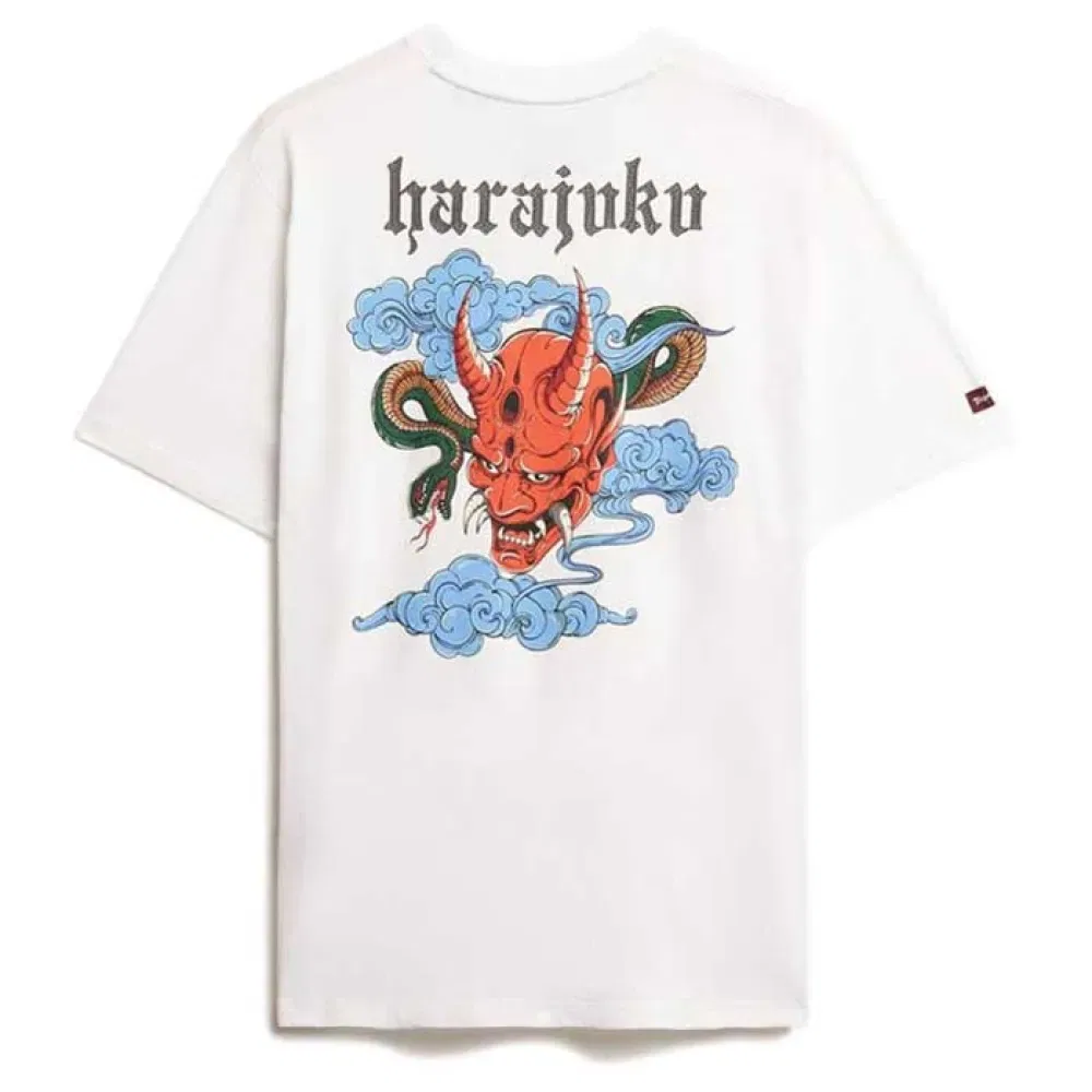 Футболка с коротким рукавом Neo Trad Tattoo свободного кроя Superdry, белый — фото 2
