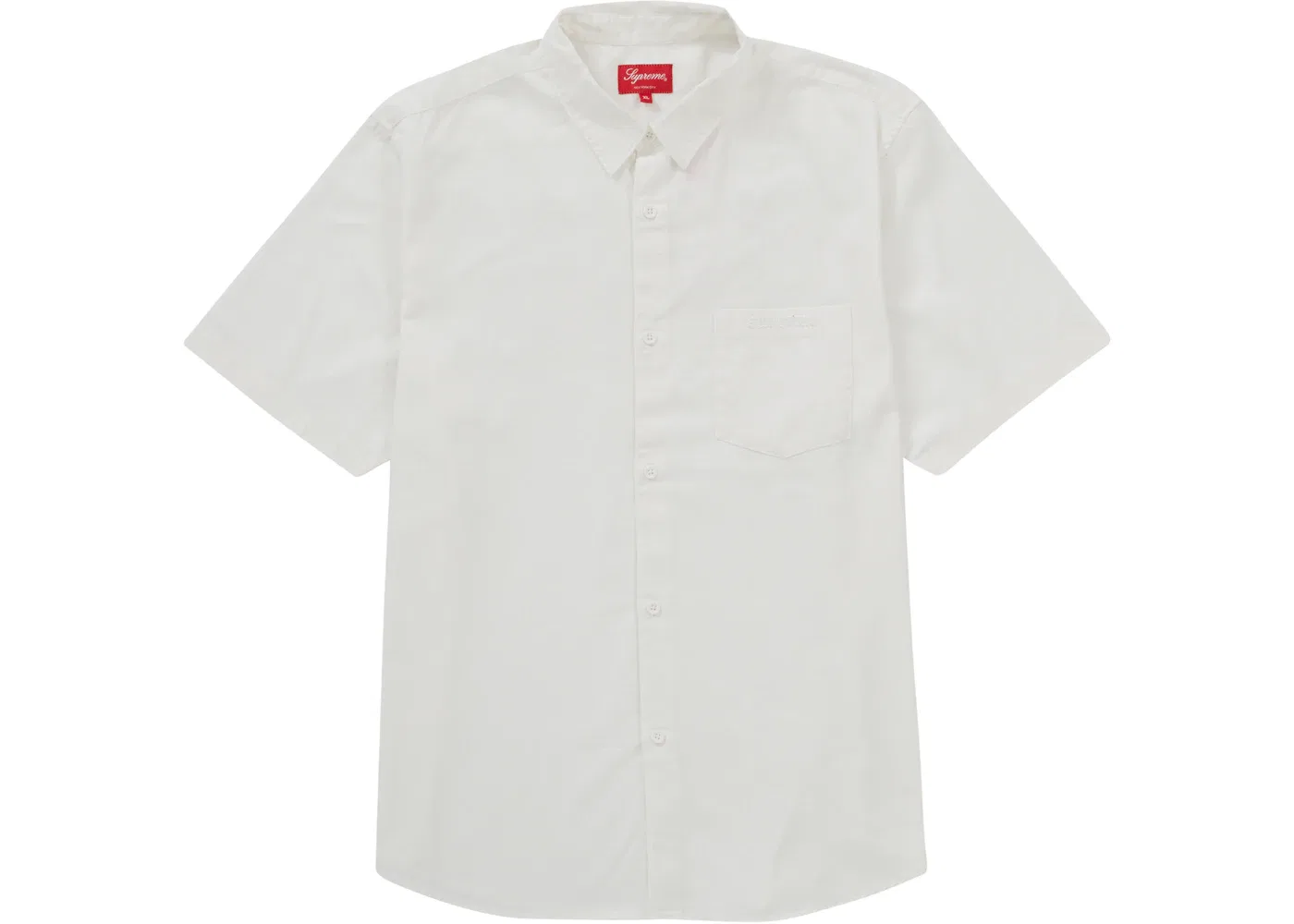 Мужская футболка с принтом Supreme Croc Patch Shirt, White — фото 2
