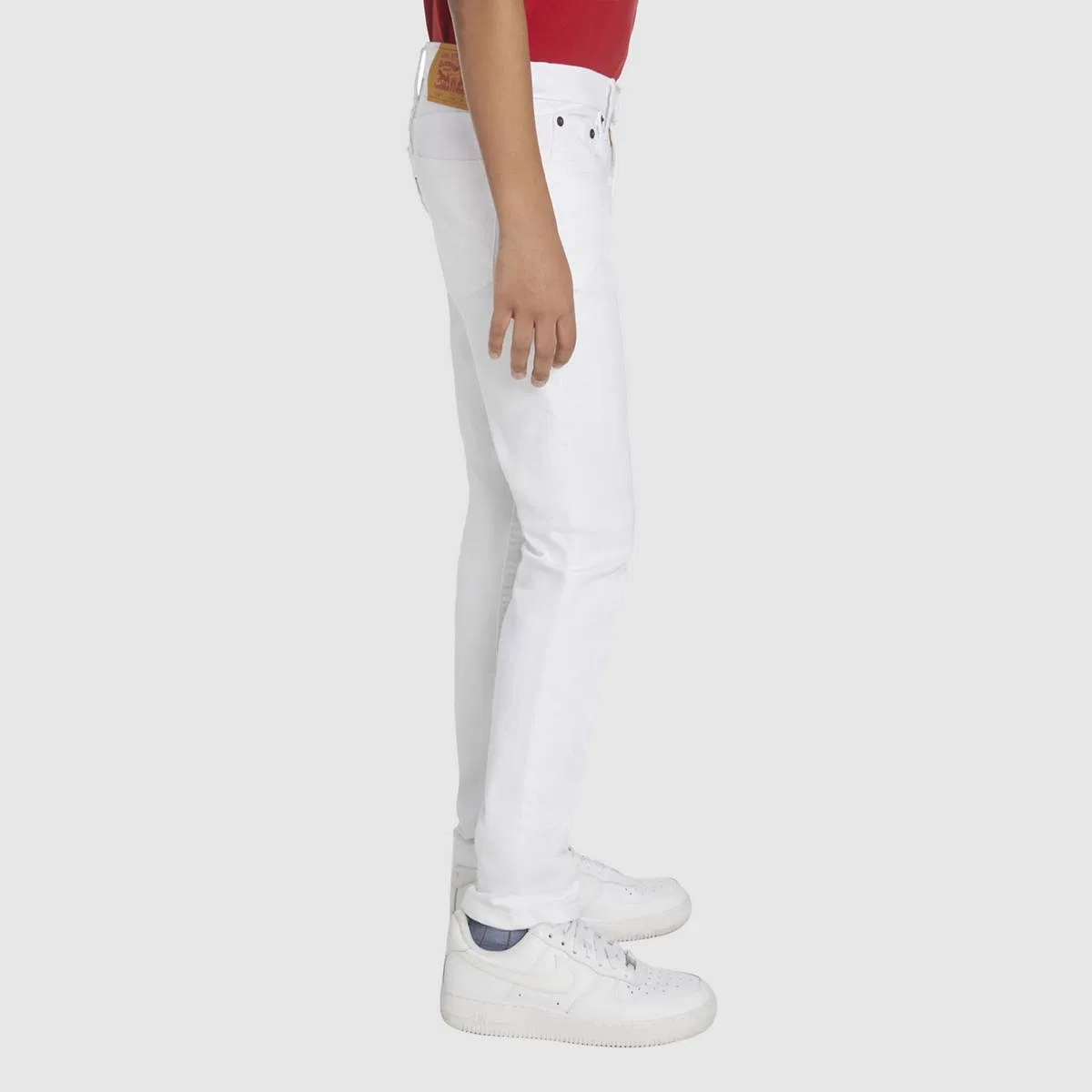 узкие джинсы 510 Eco Performance для мальчиков 8-20 размера Levi's, White - White — фото 3