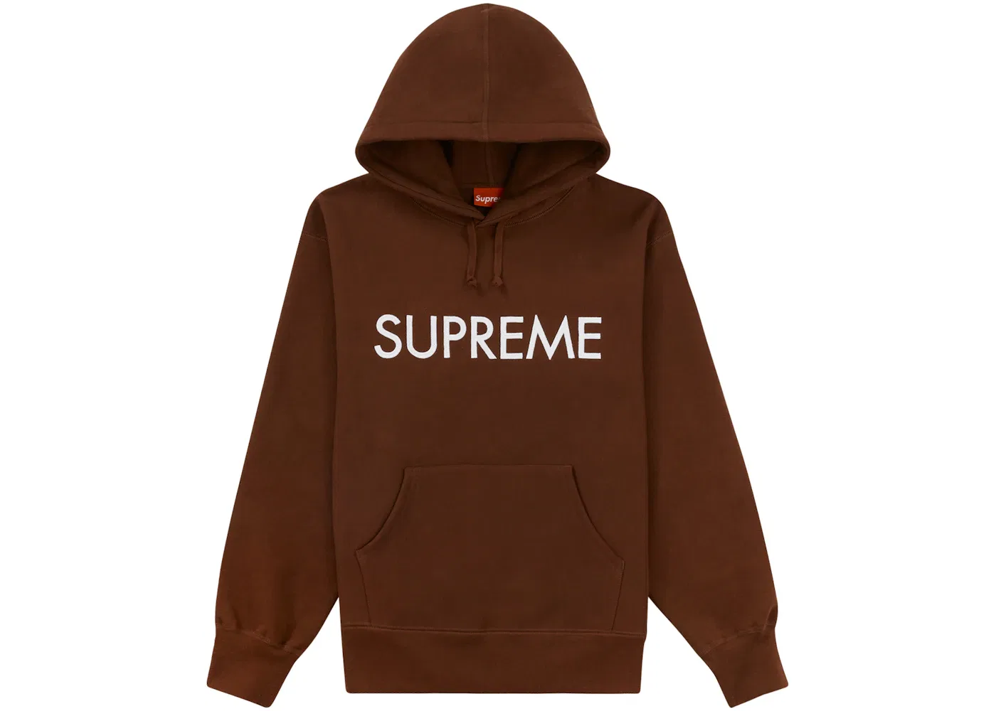 Мужской худи с капюшоном Supreme Sweatshirt, Dark Brown