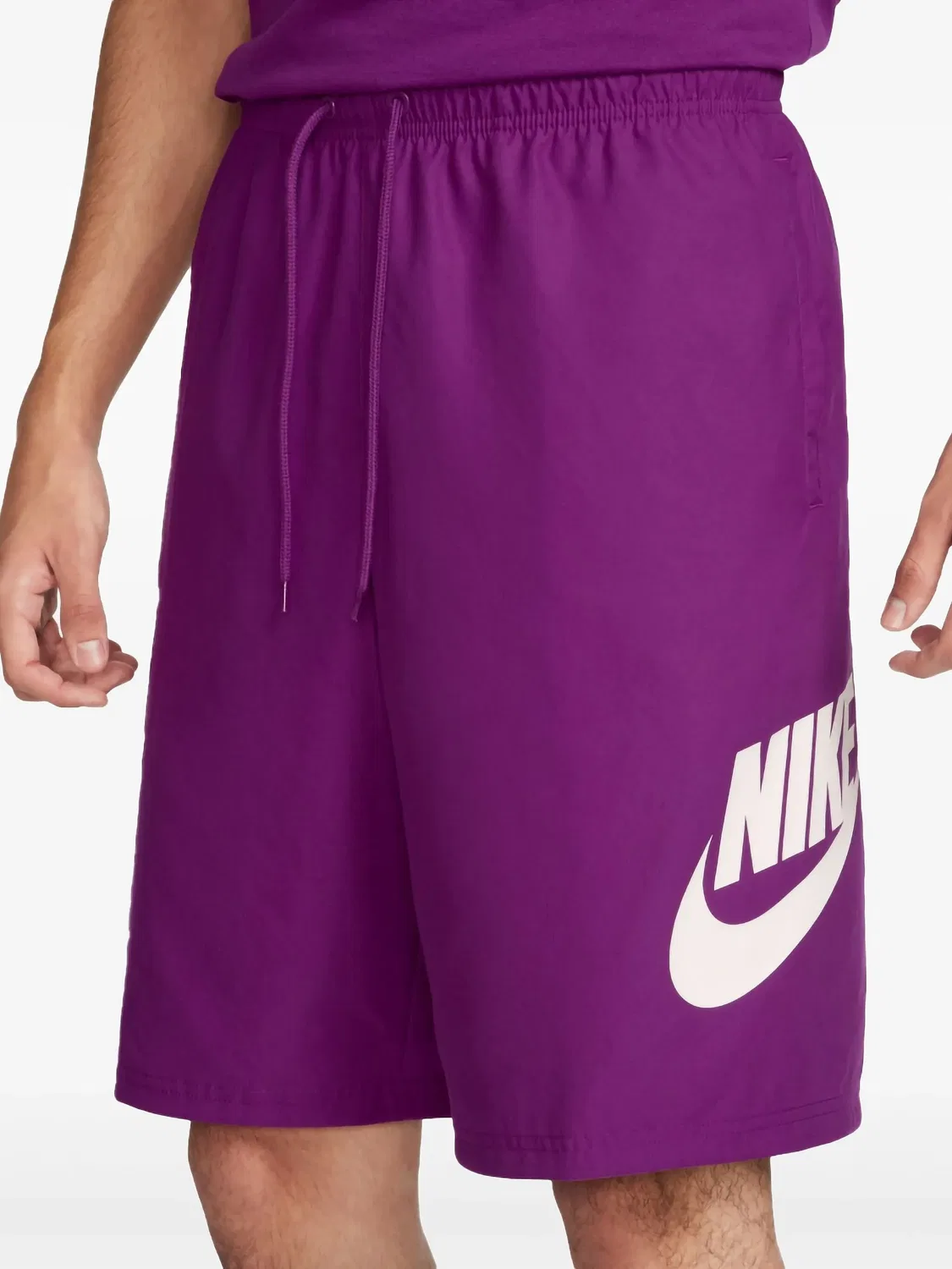 Шорты Club Woven Viotech/White Nike, фиолетовый
