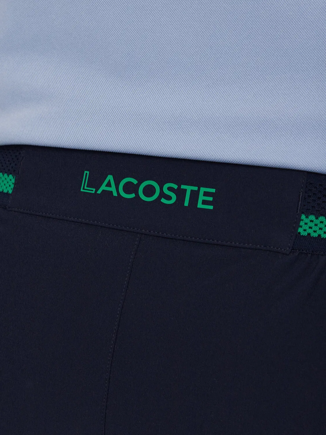 Мужские спортивные шорты стандартного кроя Lacoste, темно-синий — фото 4