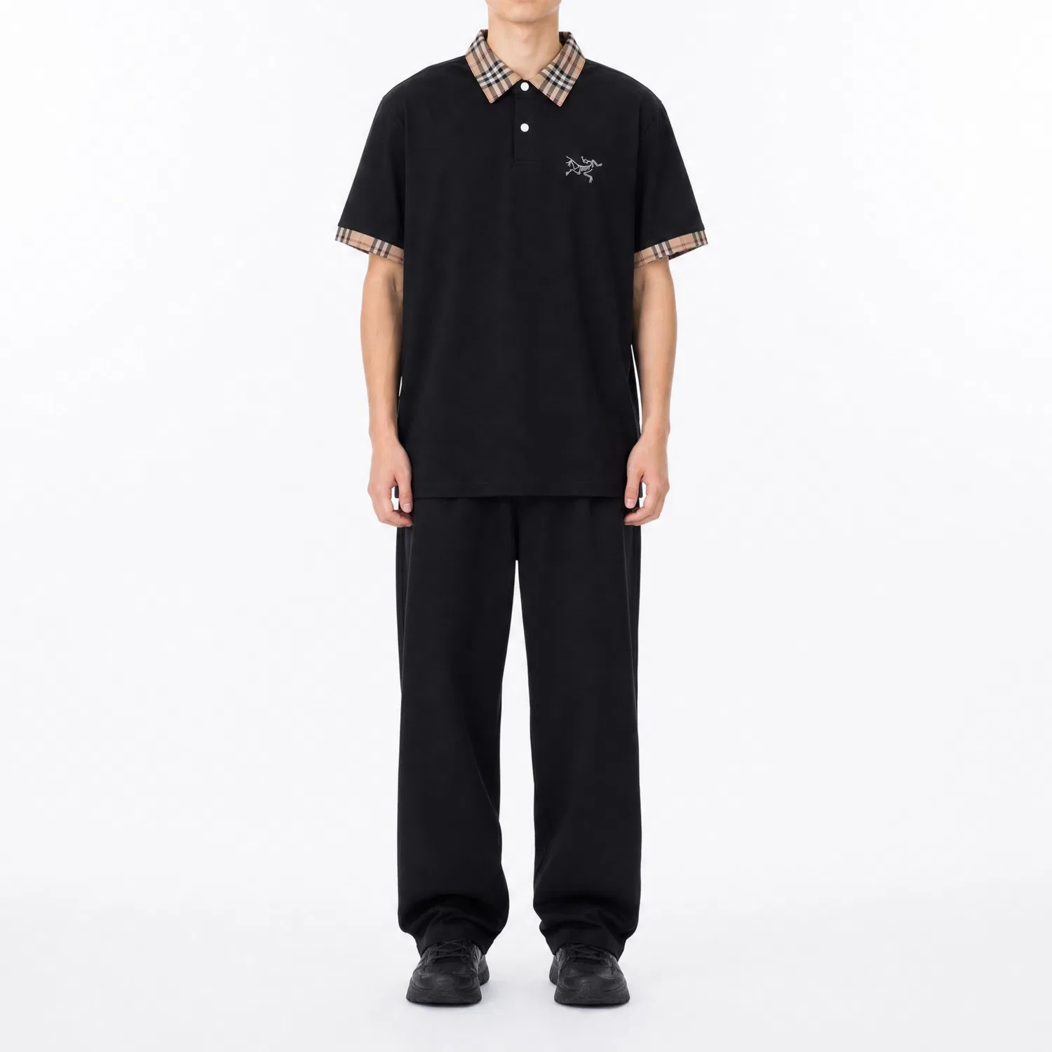 Детская футболка с поло-воротником Arcteryx, Black — фото 4