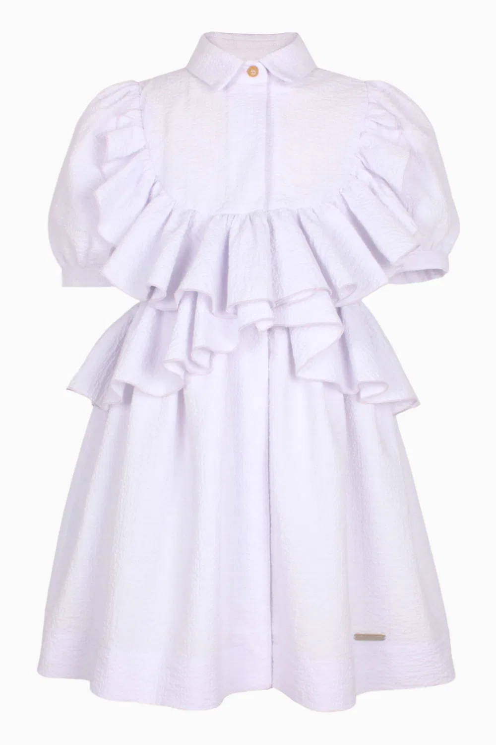Платье с рюшами Hopscotch Ruffled Dress Jessie and James, фиолетовый