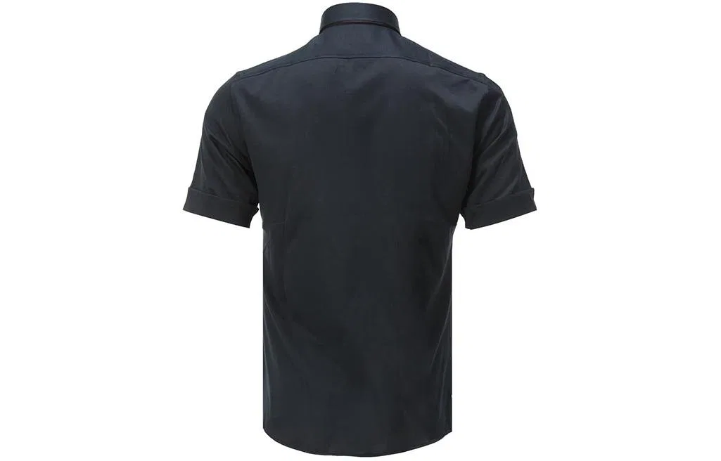 Мужская рубашка с острым воротником Emporio Armani, Dark Blue — фото 3
