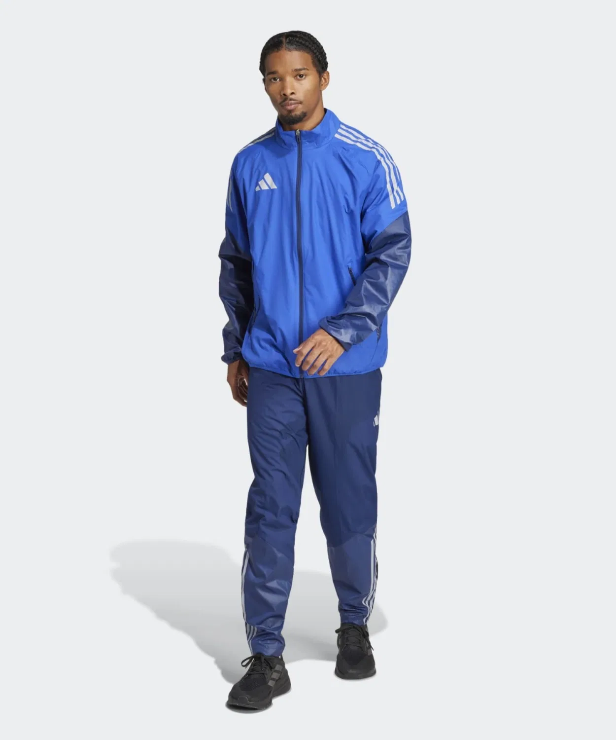 Мужская ветровка Adidas, модель Tiro, Blue — фото 4
