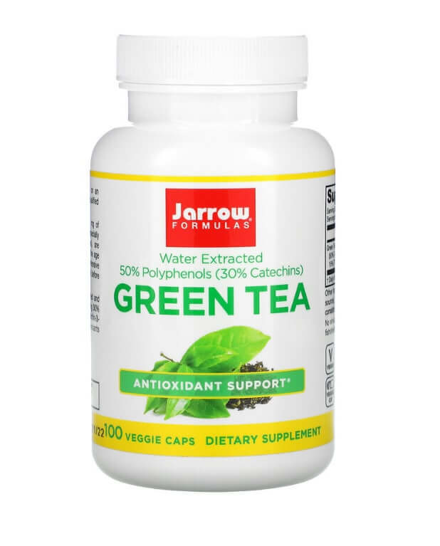 

Зеленый чай, 500 мг, 100 вегетарианских капсул, Jarrow Formulas