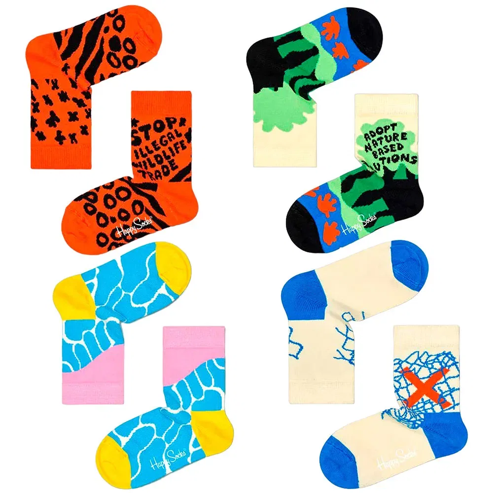 Набор носков Kids Wwf Happy Socks, мультиколор