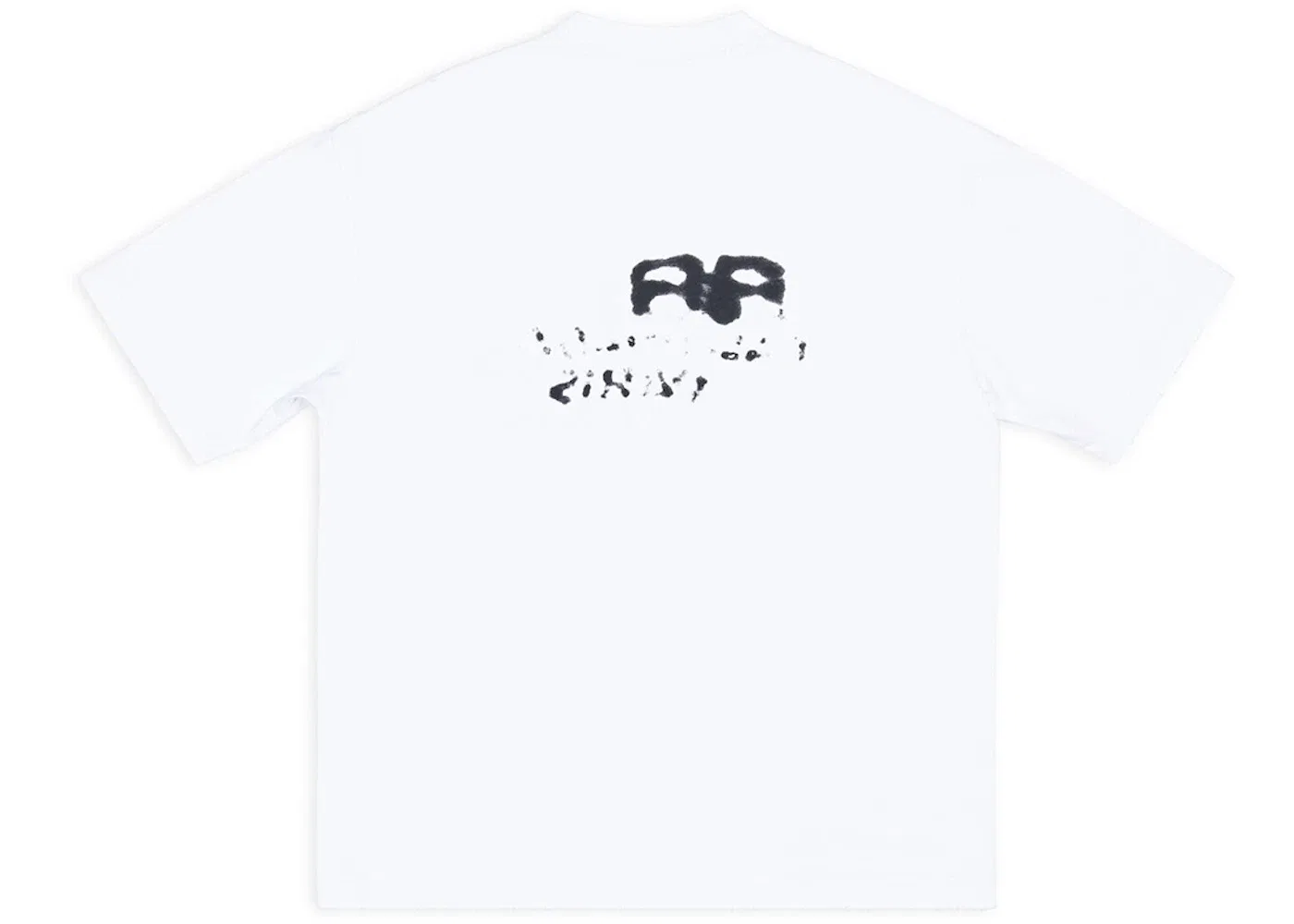Мужская футболка с принтом Hand Drawn BB Icon Balenciaga, White/Black — фото 2