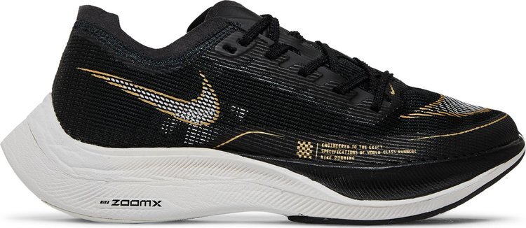 Кроссовки Nike Wmns ZoomX Vaporfly NEXT% 2, черный/золотой