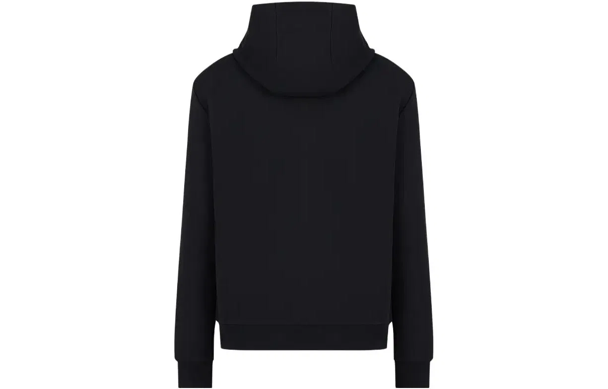 Мужской свитшот с капюшоном Emporio Armani, Black — фото 3