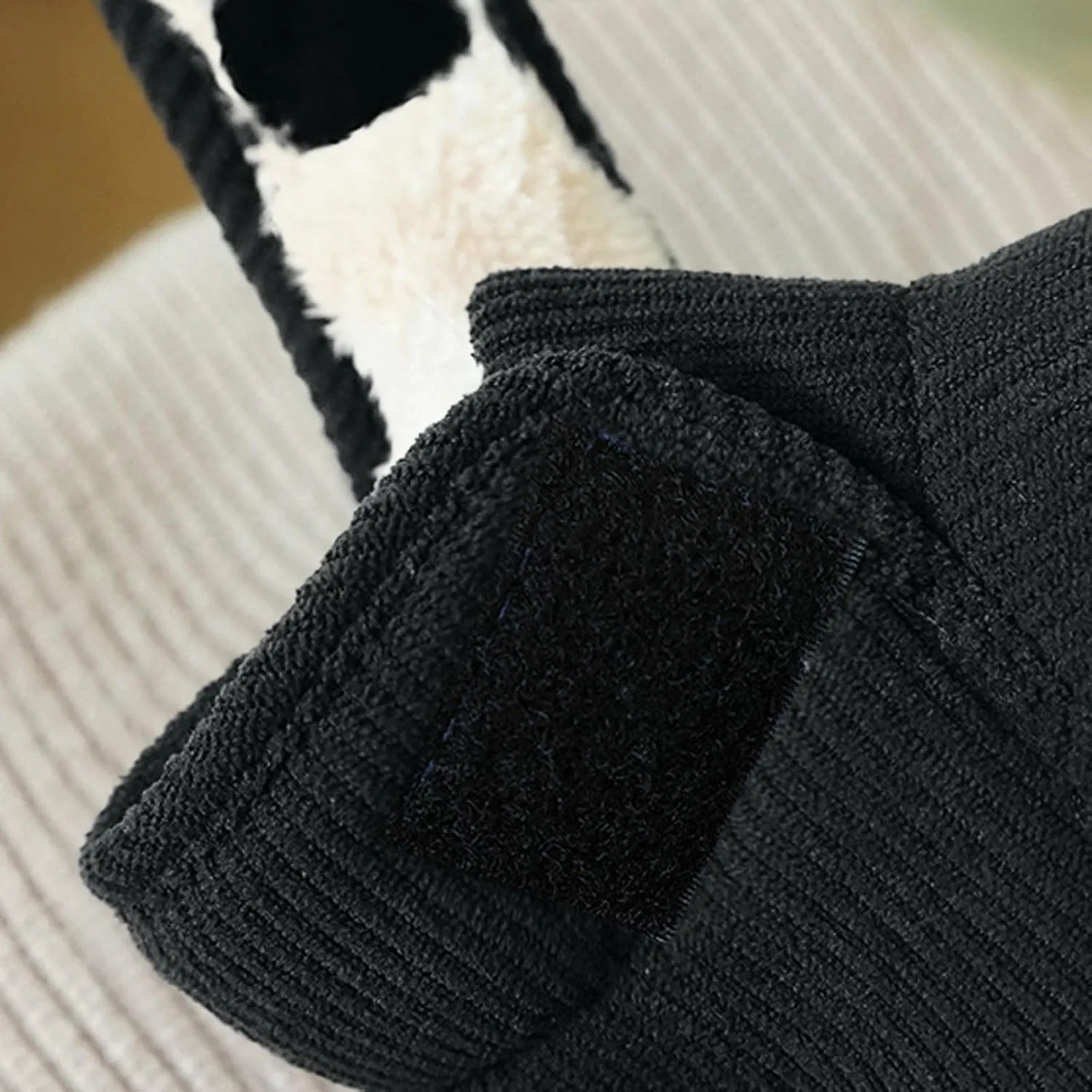 Детские зимние сапоги для девочек с бантом SHOPESSA, Black — фото 3