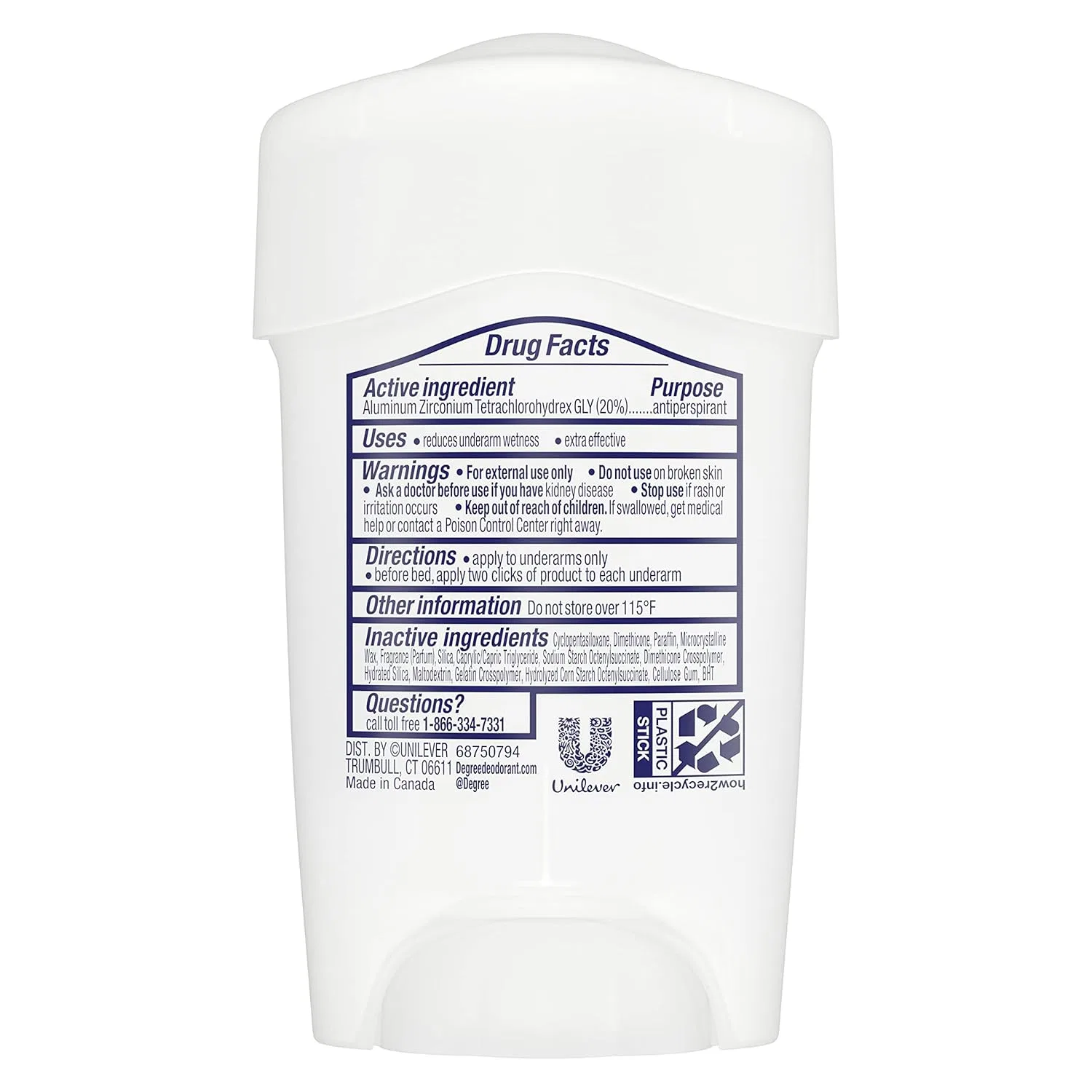 Антиперспирант-дезодорант Clinical Protection Shower Clean Degree, 48.39 мл — фото 4