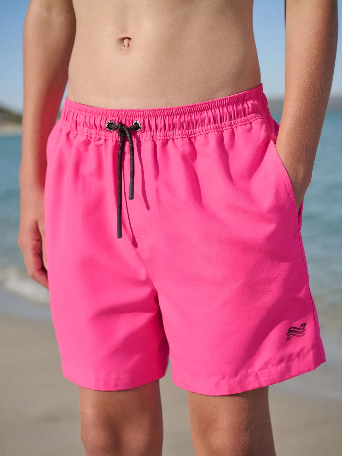 Плавки, Regular Fit, Pink Swim Shorts Next, розовый