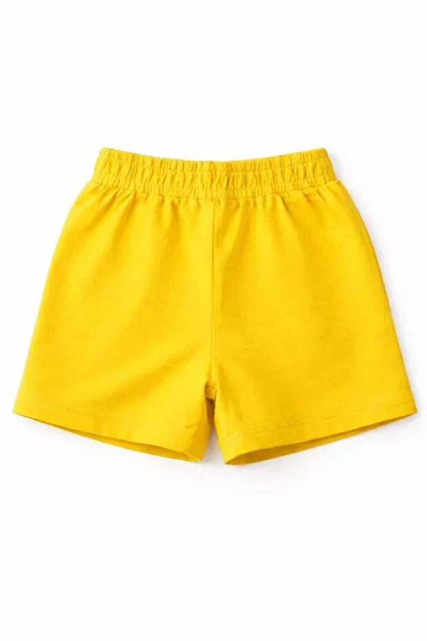 Детские шорты для девочек хлопковые Nk Kids, Yellow — фото 2