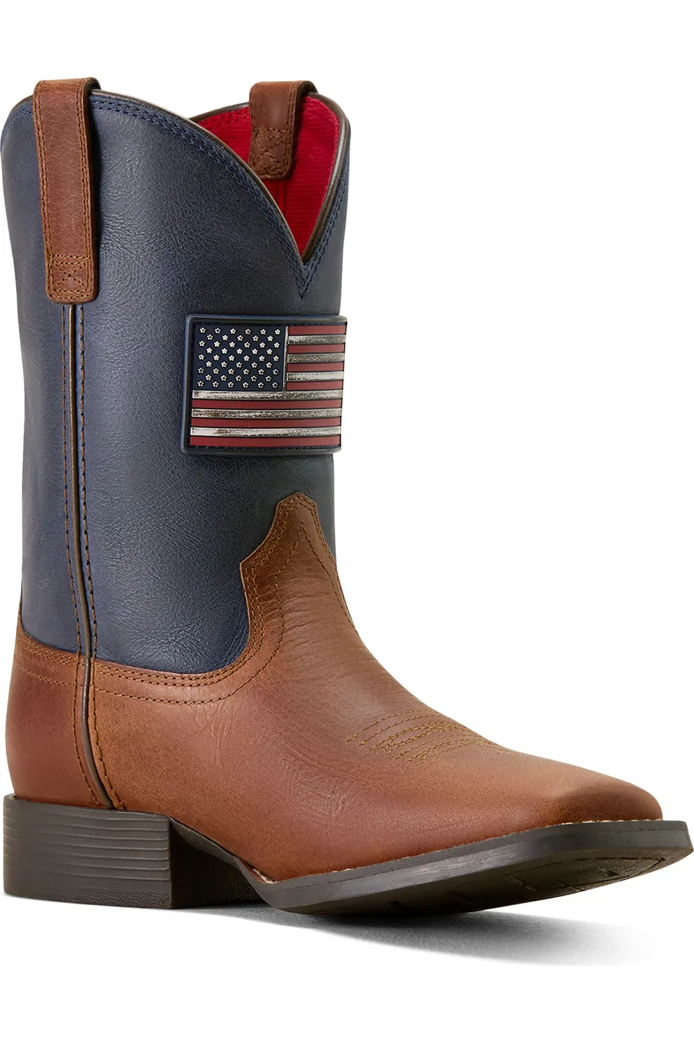 Детские ковбойские сапоги с широким мысом Freedom Rider Ariat, Hickory Smoke