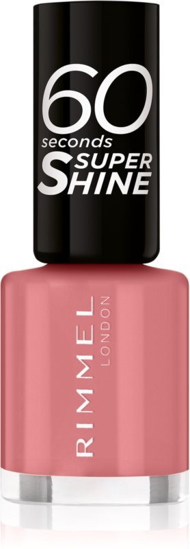 

Лак для ногтей Rimmel 60 Seconds Super Shine, оттенок 235 Preppy In Pink 8 мл