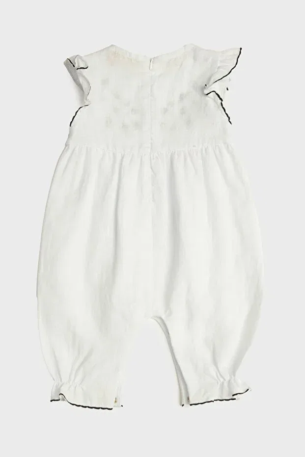 Детский комбинезон для девочек хлопковый Gb Baby, White — фото 2