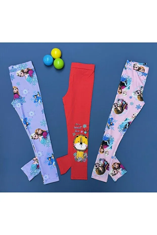 Детский комплект леггинсов для девочек с принтом Baby Ella'S, Multicolored