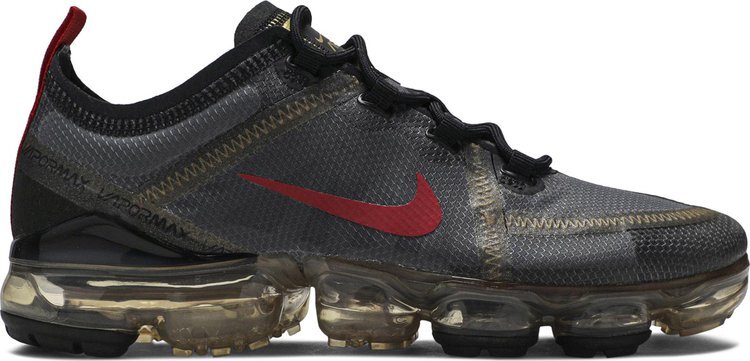 

Кроссовки Nike Wmns Air VaporMax 2019 'Black Metallic Gold', черный