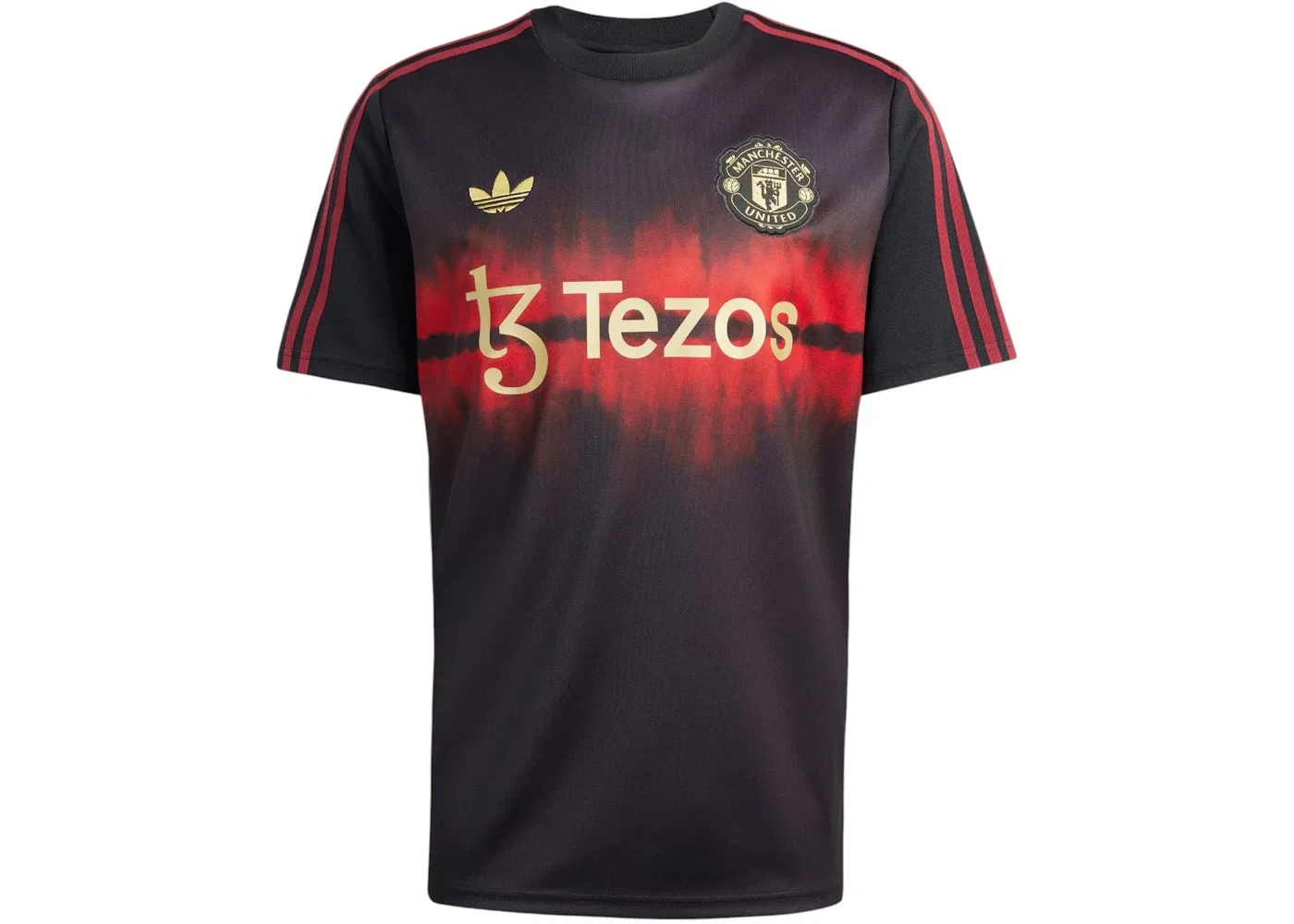 Мужская футбольная джерси с длинным рукавом Adidas, Black