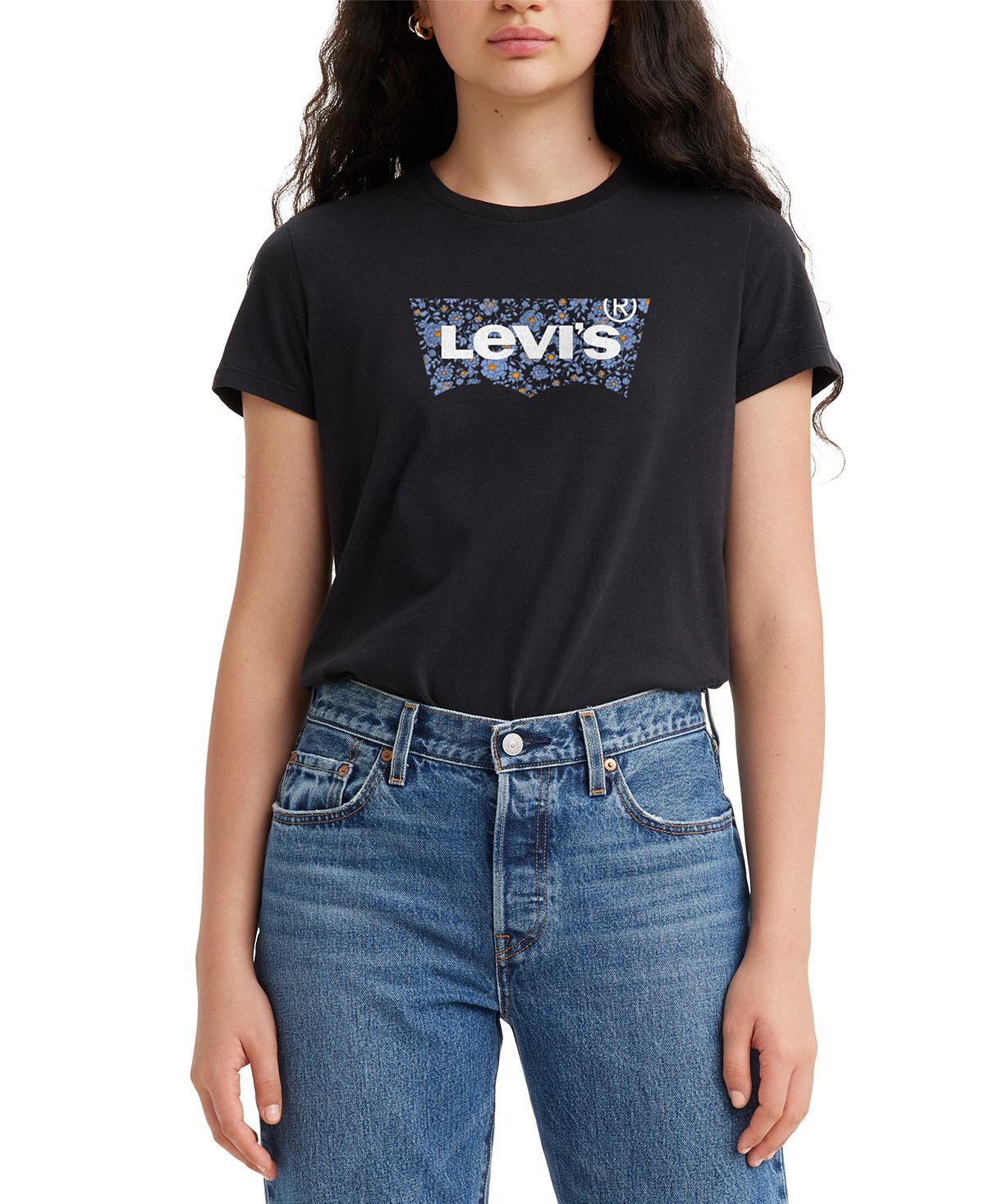 

Женская футболка perfect с графическим логотипом Levi's, мульти