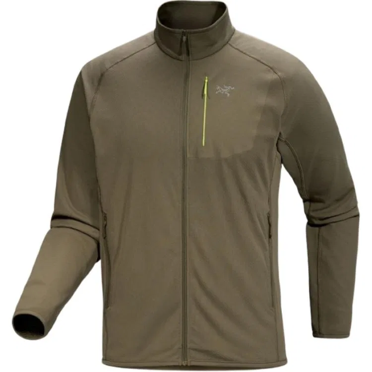 Мужская флисовая куртка Delta Jacket Arcteryx, Vintage Green/Ivy Green/Tatsu/Mantis