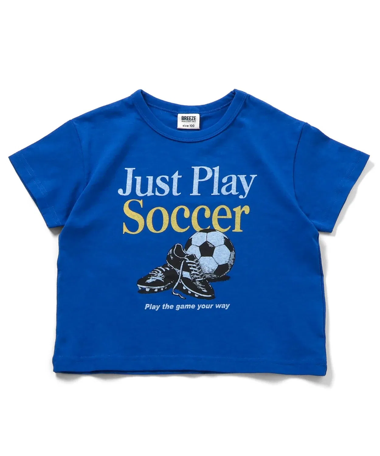 Детская футболка с принтом Soccer Art BREEZE, Charcoal — фото 3