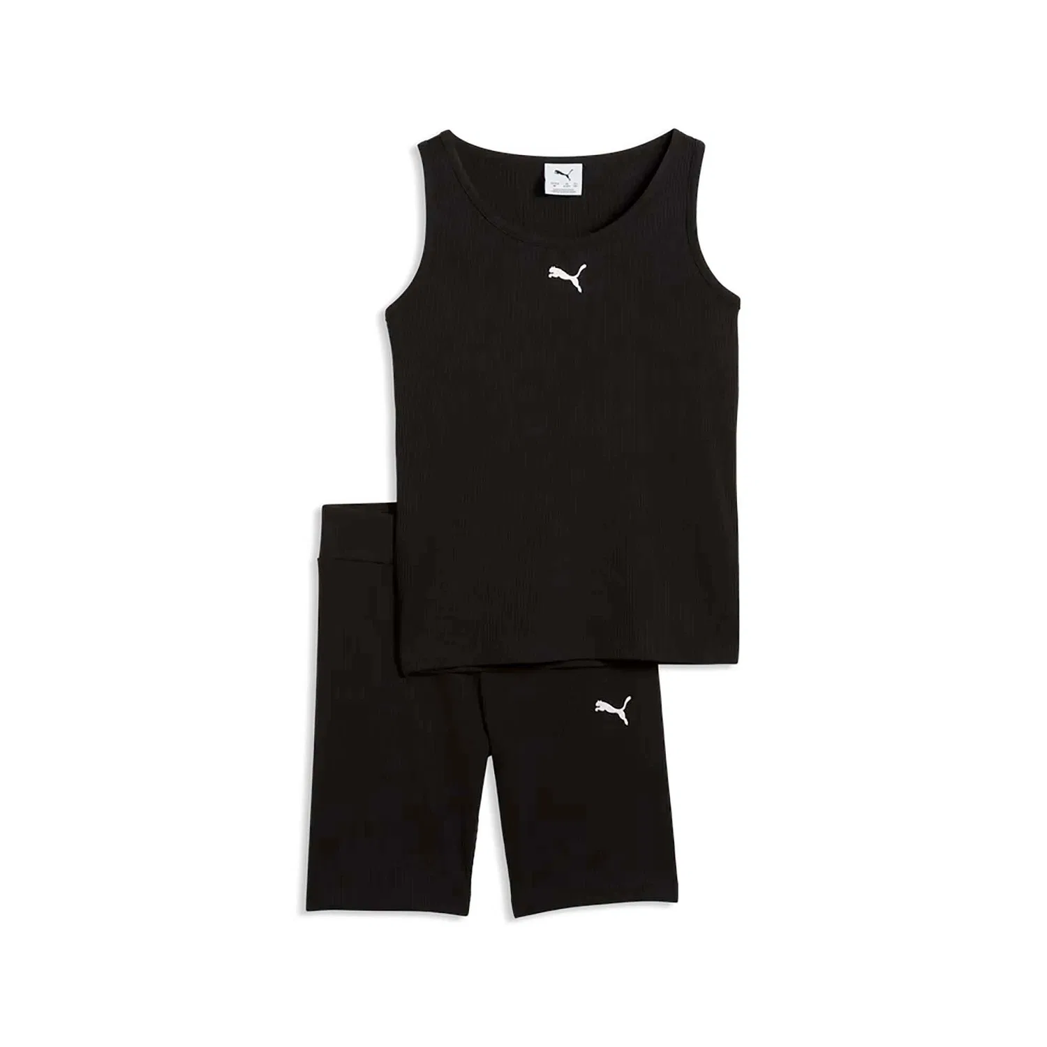 Детский комплект из шорт и топа Puma ESS Elevated, Черный