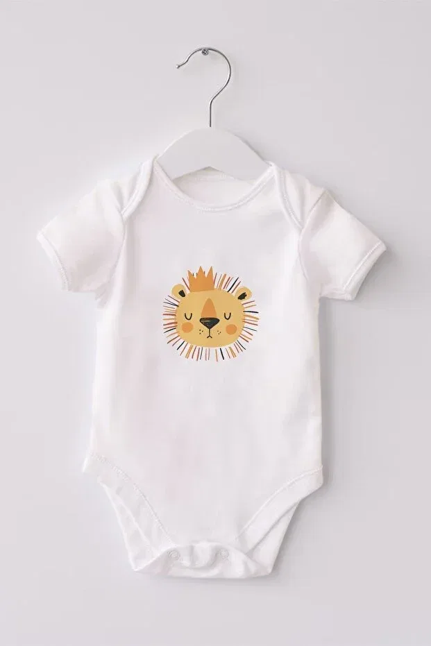 Детское боди с принтом Lilabio, White — фото 4