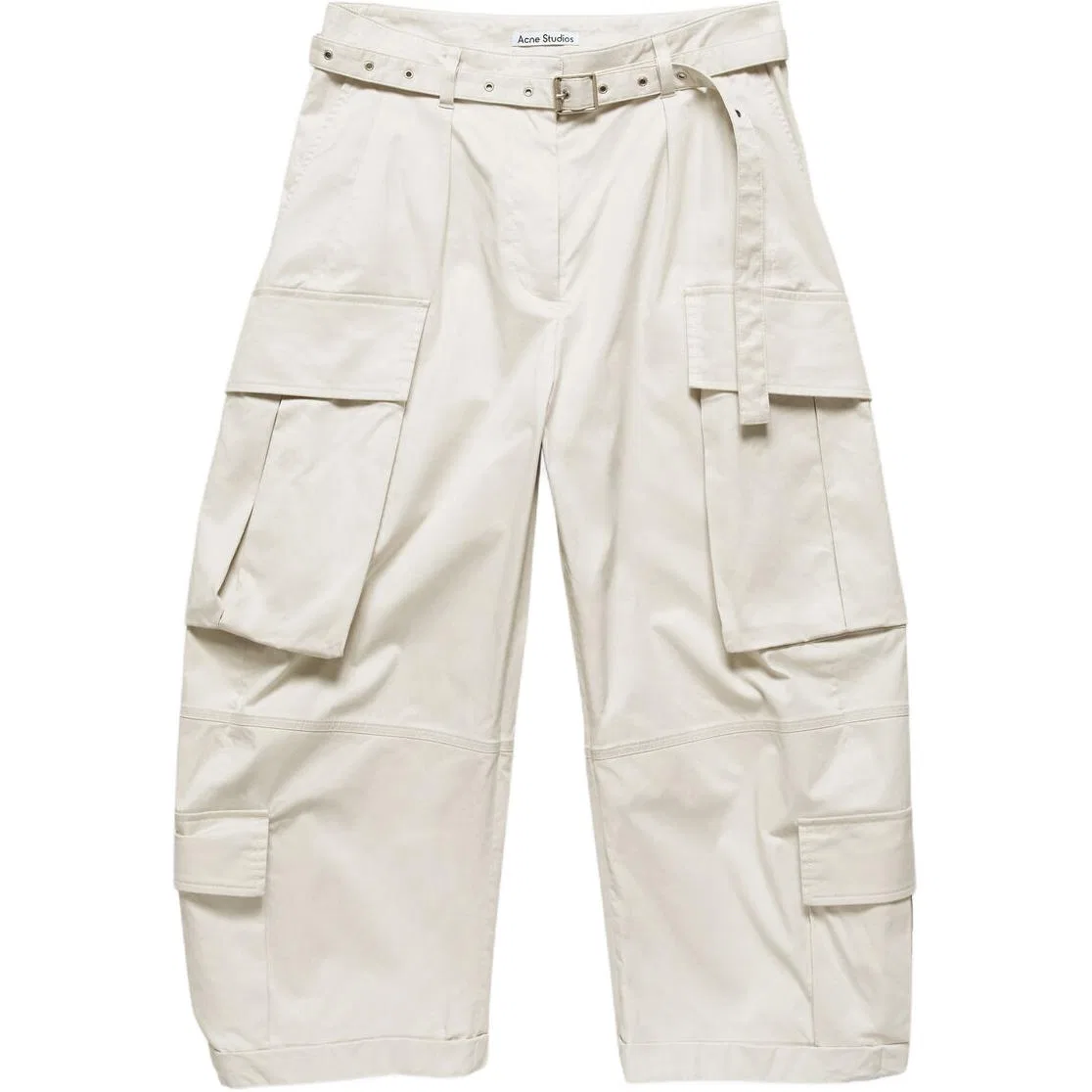 Женские карго-брюки с принтом Light Gray Acne Studios