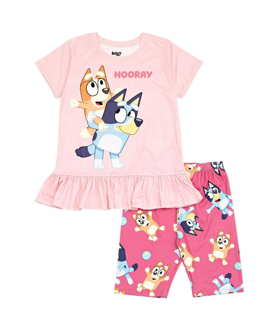 Комплект из футболки и велосипедных шорт Bluey Bluey Bingo Rose