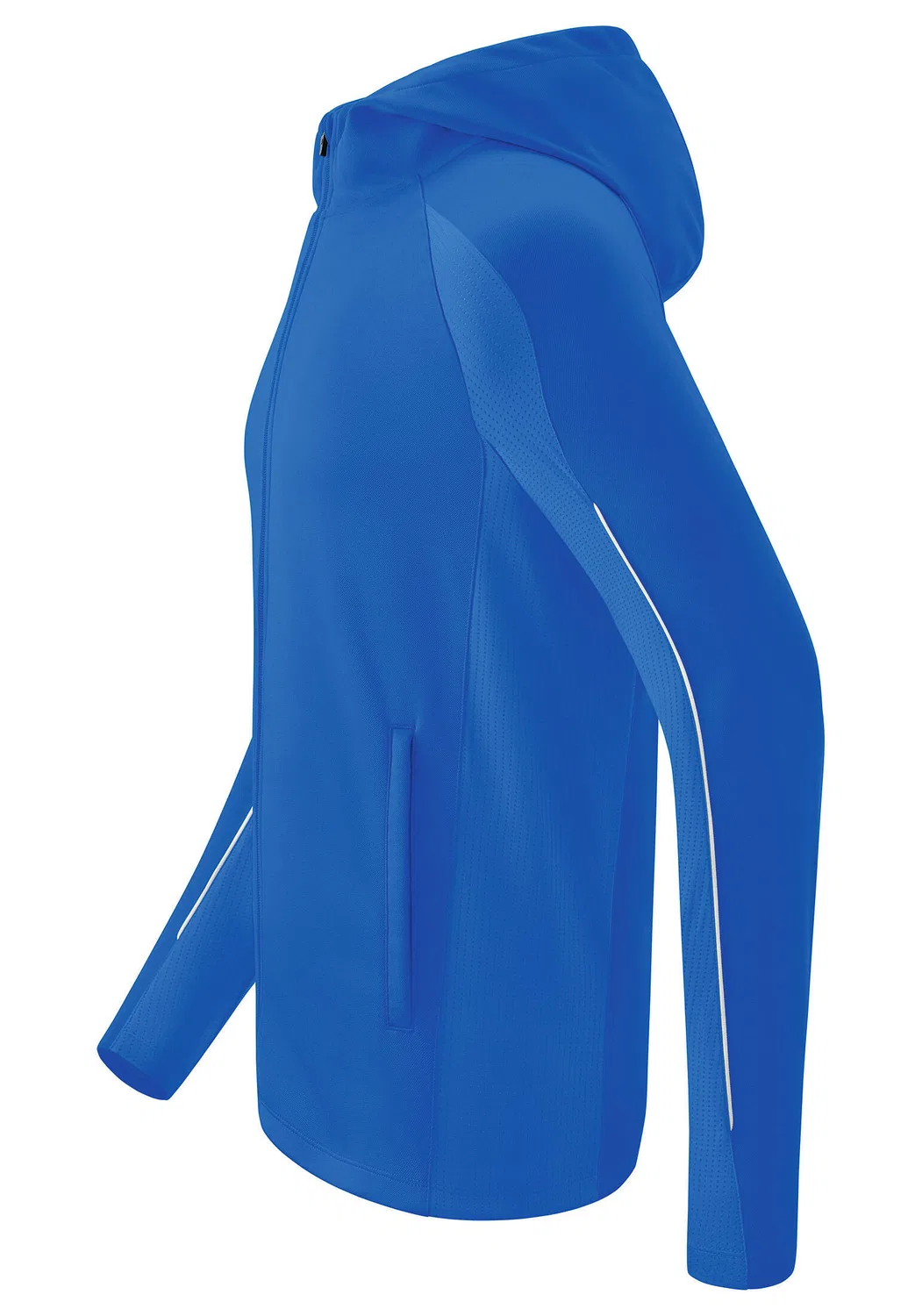 Детская тренировочная куртка с капюшоном Liga Star Erima, Blau Weiss — фото 3