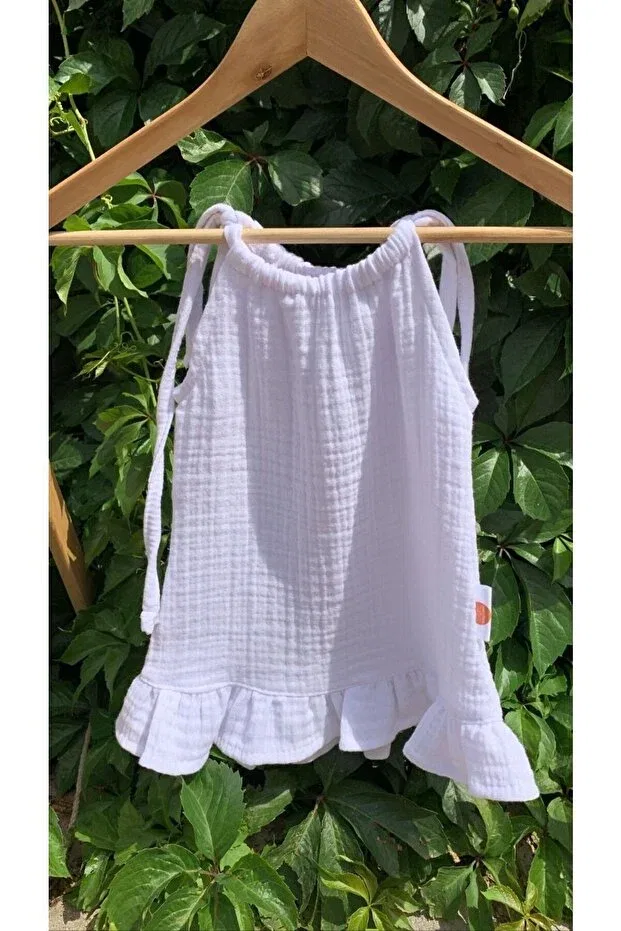 Детское платье для девочек хлопковое Babys Field, White