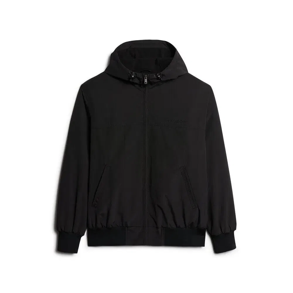 Мужская куртка-бомбер с капюшоном из нейлона Superdry Surplus, Schwarz