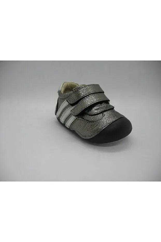 Детская ортопедическая обувь для первых шагов с липучкой Toddler, Steel