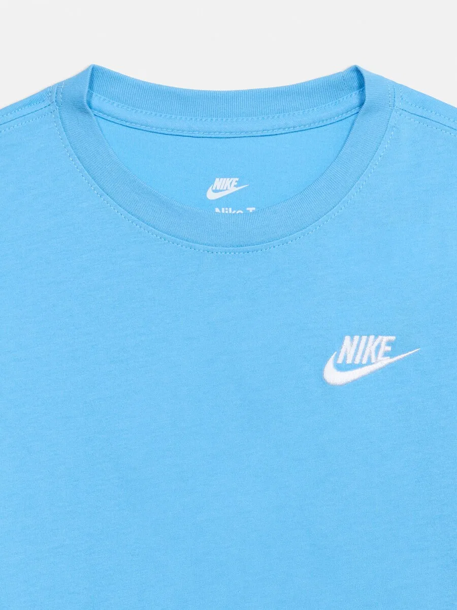 Футболка Nike Sportswear 'FUTURA' светло-голубого цвета — фото 3