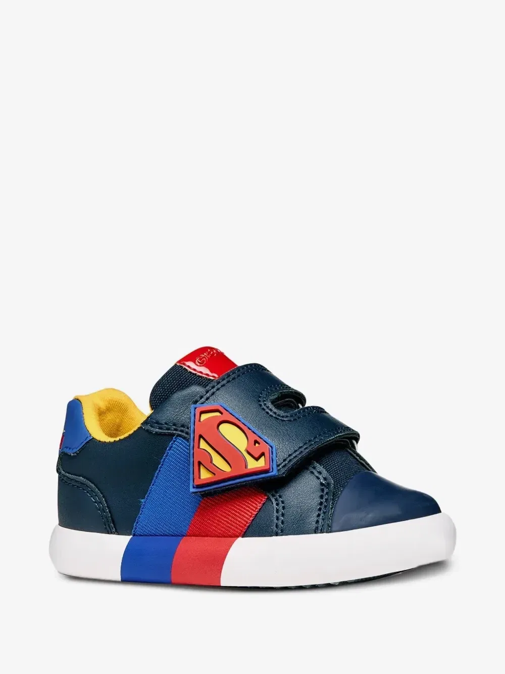 Кроссовки на липучках Superman Geox Kids, синий