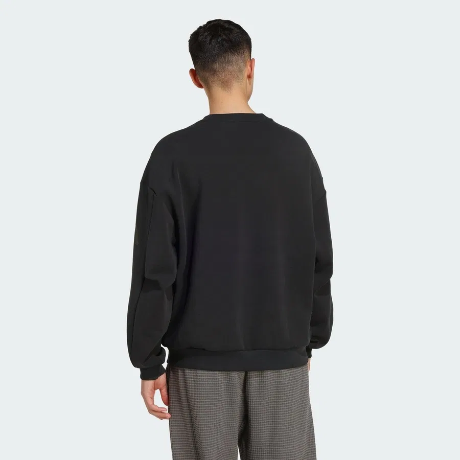 Свитшот с длинным рукавом Sportswear KF0485 SOFT LUX SWEATSHIRT adidas, Черный — фото 2