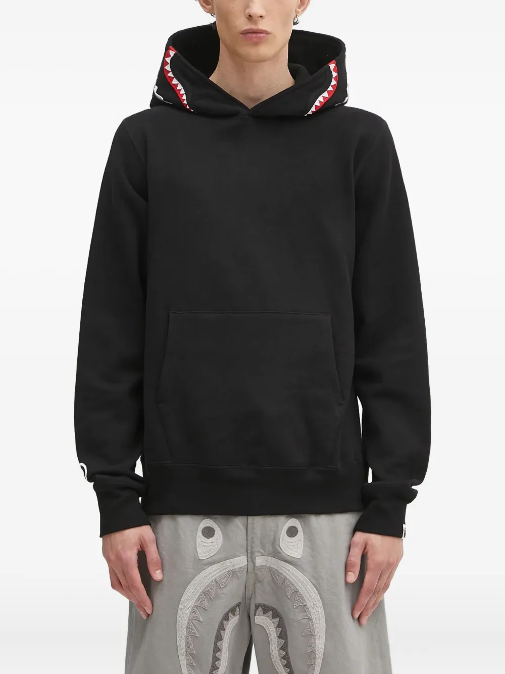 

Худи с принтом A BATHING APE, черный