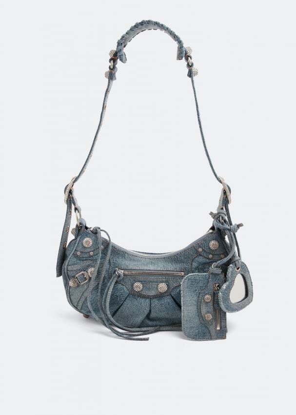 

Сумка BALENCIAGA Le Cagole S shoulder, синий